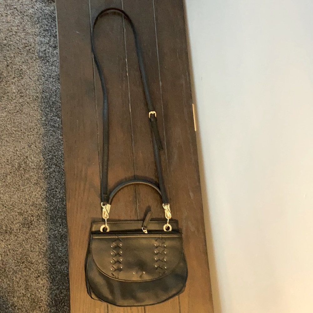 Danielle Nicole, Black and Gold, CrossBody Bag